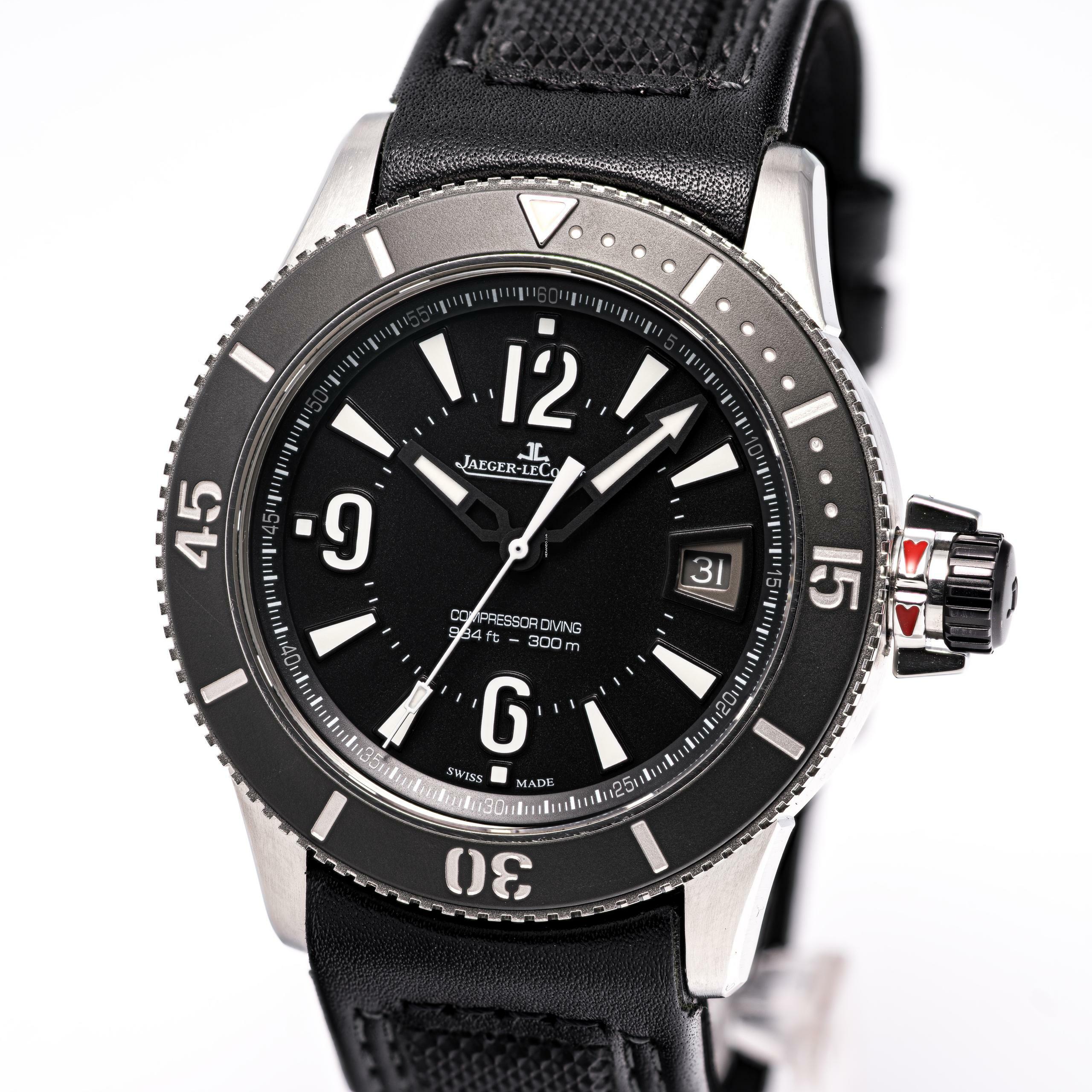 Jaeger-LeCoultre Master Compressor Diving Automatic Navy SEALs 42 Navy Seals – Q2018470 – like NEW – 07/2011 Full Set