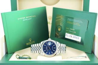 Thumbnail von Rolex Datejust 36 Blue Dial - Jubilee Bracelet - Box + Papers 126200 2022