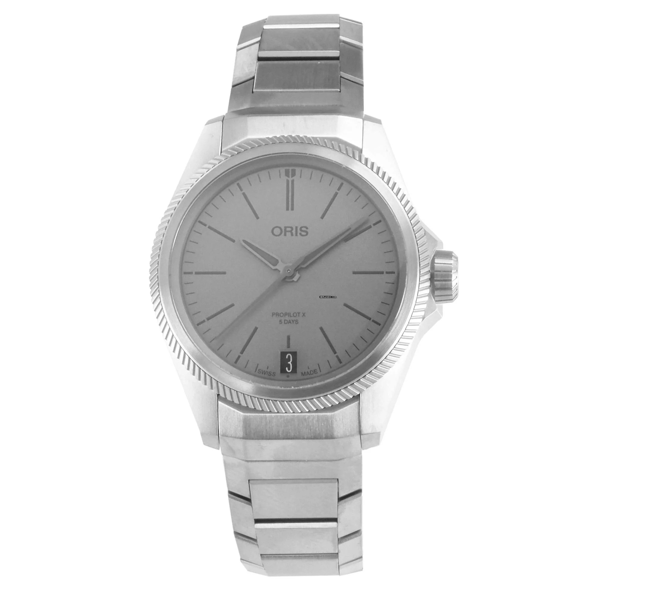 Oris ProPilot X Titan 7778 7153-07 7 20 01tlc 01 400 Propilot X Calibre Automatik 39 mm Ø