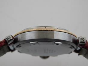 Thumbnail von Cartier Pasha Stahl Gold Automatik 36 mm Herrenuhr mit Krokoband mit original Faltschließe mit original Cartier Band und Schließe