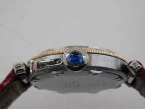 Thumbnail von Cartier Pasha Stahl Gold Automatik 36 mm Herrenuhr mit Krokoband mit original Faltschließe mit original Cartier Band und Schließe