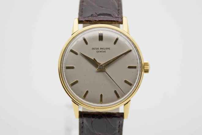  Patek Philippe Calatrava 3411 mit Box & Stammbuchauszug aus 1960 