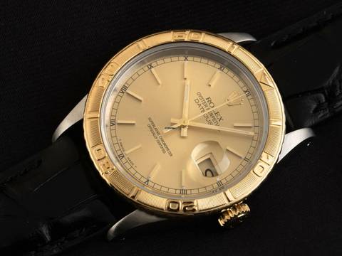  Rolex Datejust Turn-O-Graph Turn-O-Graph Ref.16263 1993 Box&Beschreibung sehr gut Vintage Datejust Turn-O-Graph 