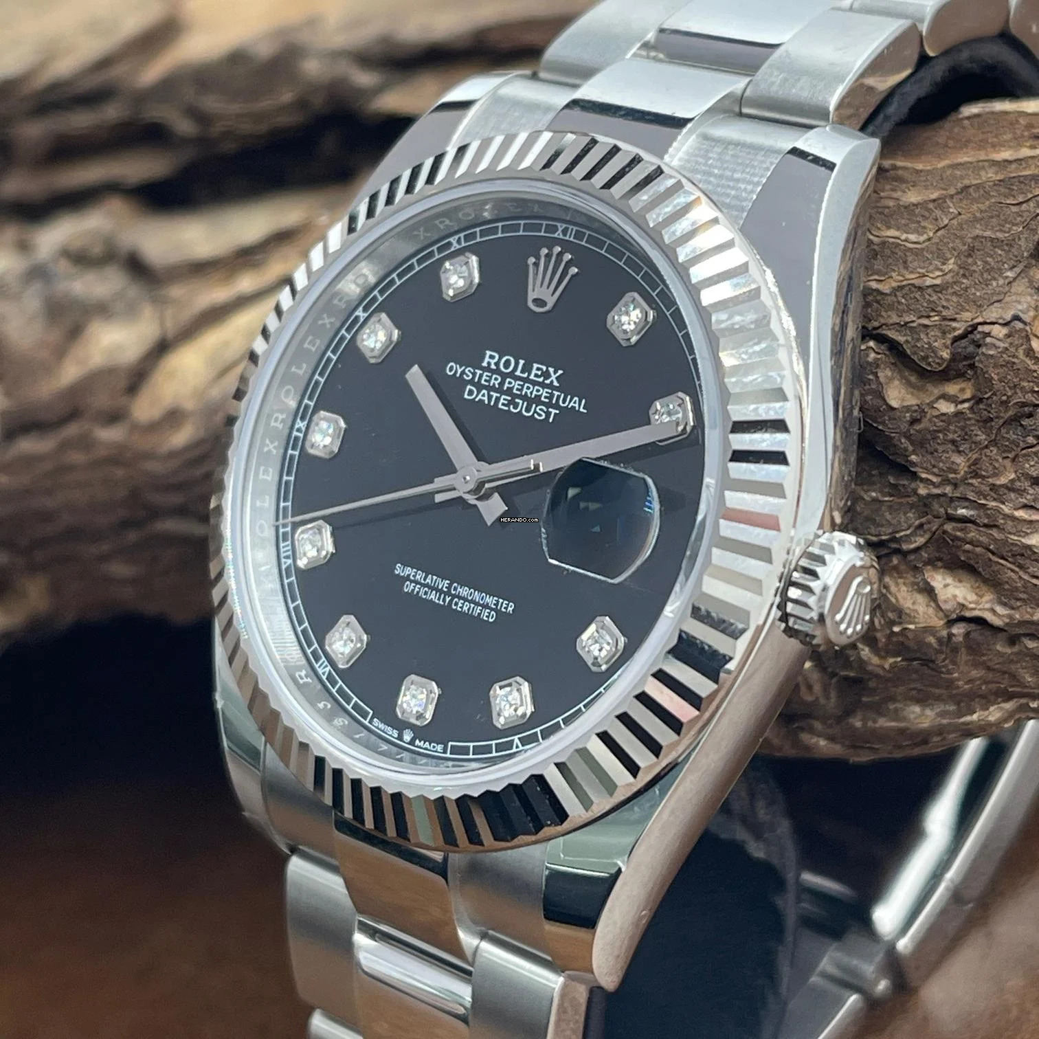 Rolex Datejust 41 Datejust 41 Diamond-Dial - FULLSET 2022 LC100 - UNGETRAGEN - Ref. 126334 LC 100