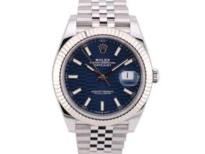 Thumbnail von Rolex Datejust 41 Ii 41mm Motif Blue Dial New