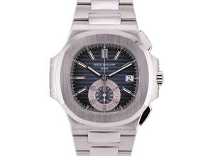 Thumbnail von Patek Philippe Nautilus 5980/1a Blue Dial - Punzone Di Ginevra Like New - Full Set 2009 Ita