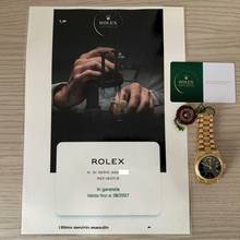 Thumbnail von Rolex Day-Date 36 18078 President Bark Finish black dial yellow gold 18KT Full Set