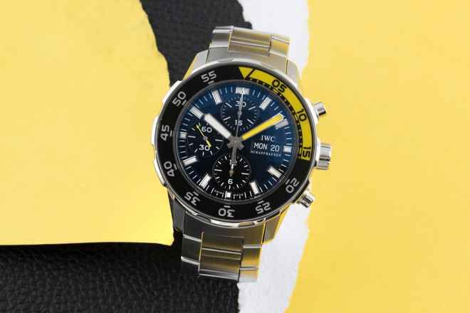  IWC Aquatimer Chronograph Automatik Edelstahl Herrenuhr Ref. IW376709 