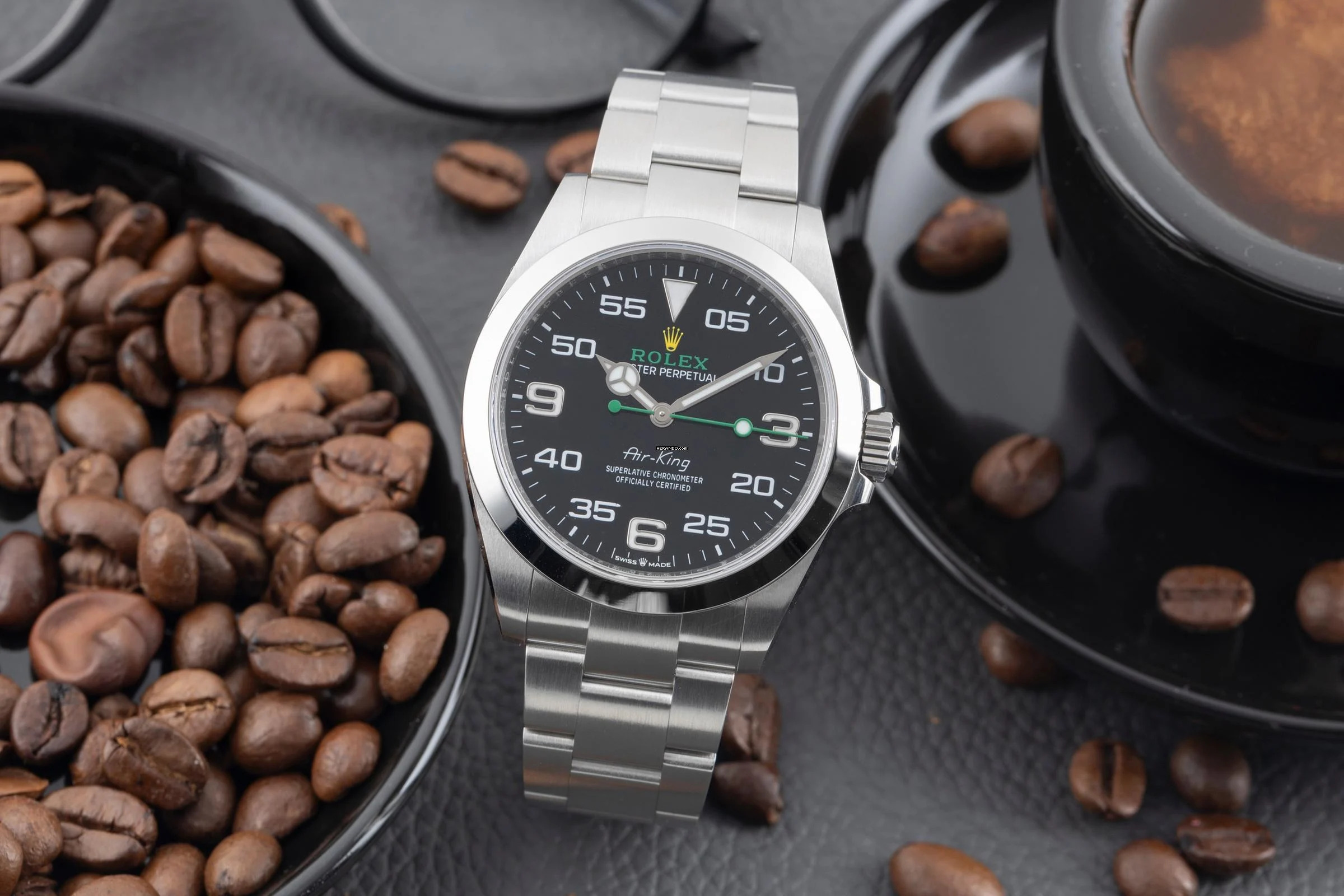 Rolex Air King Automatik Oyster Edelstahl Herrenuhr Ref. 126900 B&P 2023