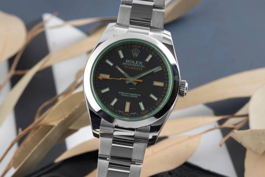  Rolex Milgauss Edelstahl Automatik Herrenuhr Ref. 116400GV 