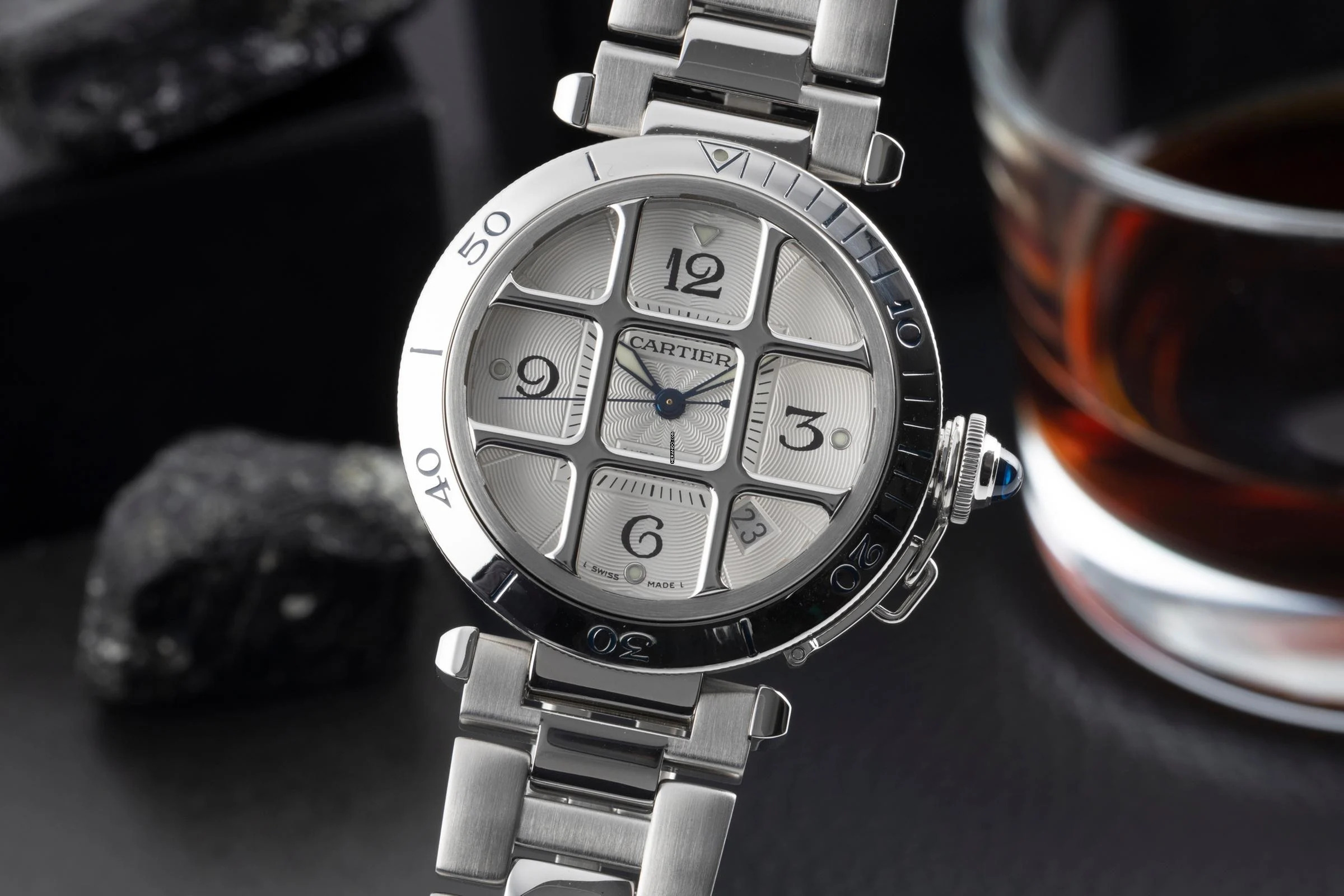 Cartier Pasha de Cartier Plongeur Stahl Automatik Ref. W31040H3