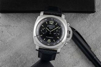 Thumbnail von Panerai Luminor 1950 3 Days Chrono Flyback Chronograph Automatik Herrenuhr Ref. PAM00212 B&P