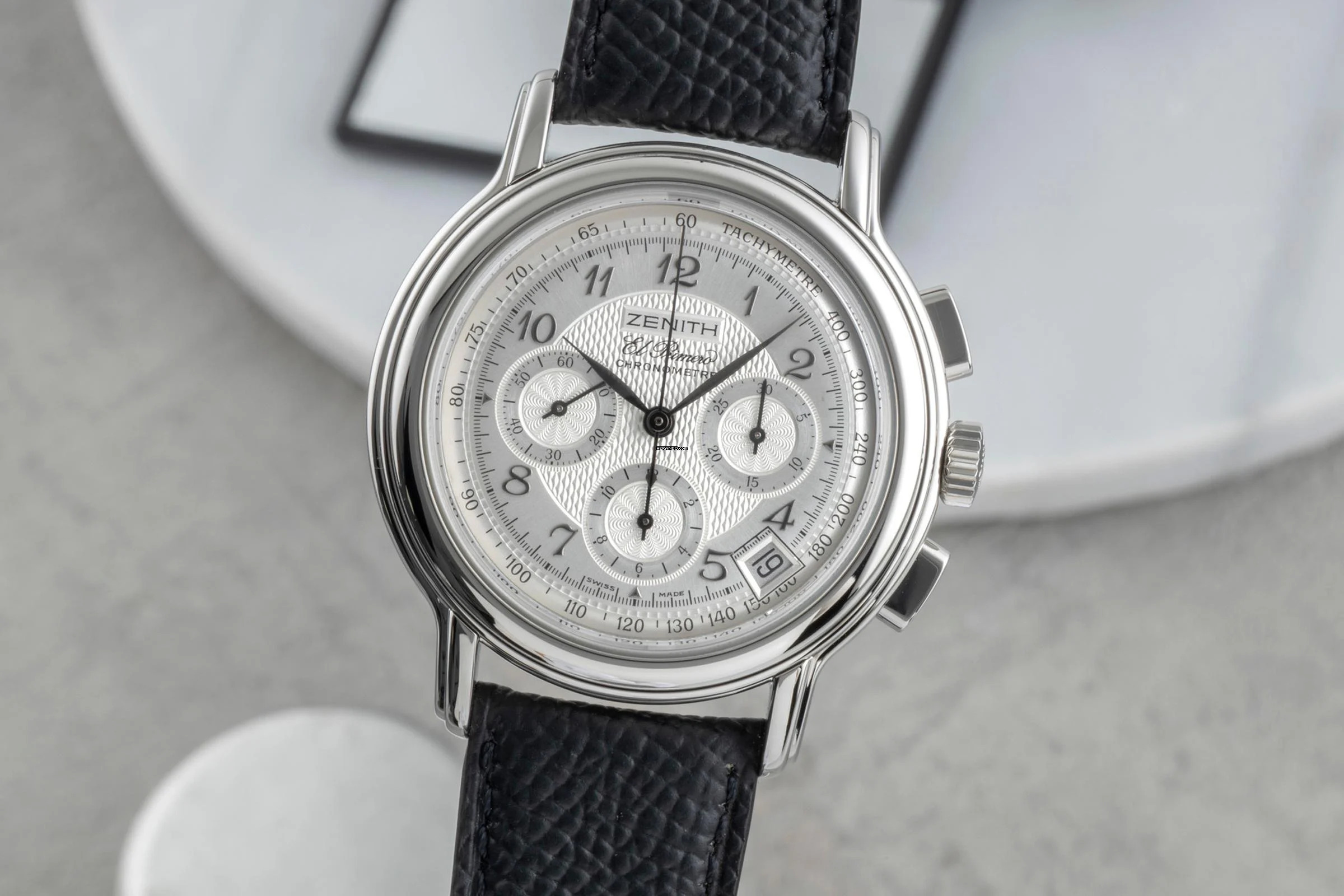 Zenith El Primero Chronograph Stahl Automatik Herrenuhr Ref. 14/01.0240.400