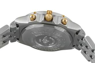 Thumbnail von Breitling Chronomat Vitesse Chronograph Stahl / Gold Automatik Ref B13350 Papers