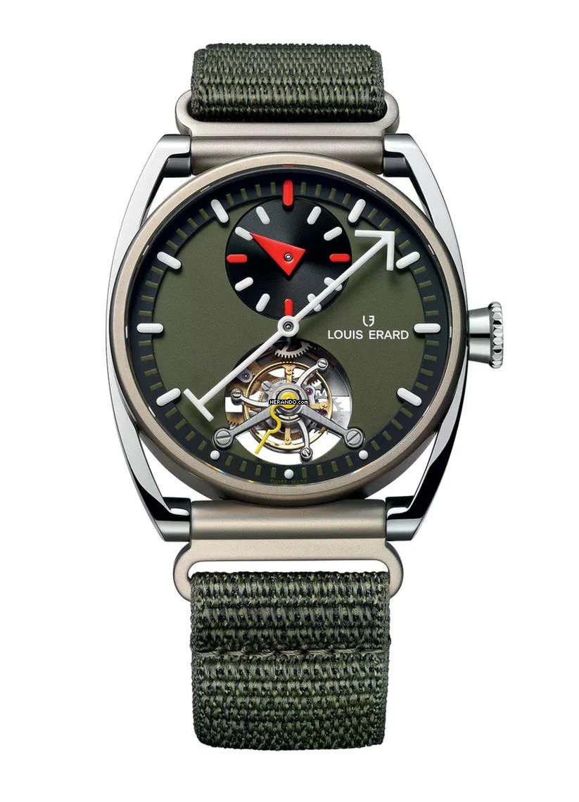 Louis Erard Le Régulateur Tourbillon Alain Silberstein Khaki