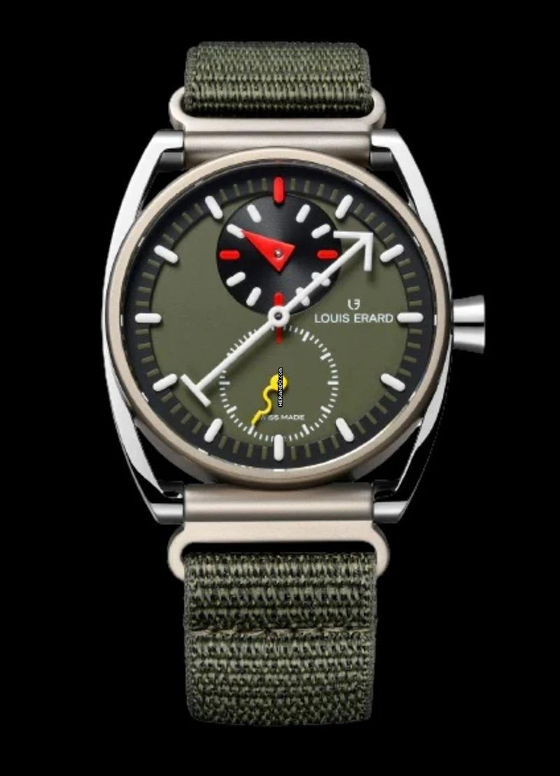 Louis Erard Le Régulateur Louis Erard x Alain Silberstein Khaki