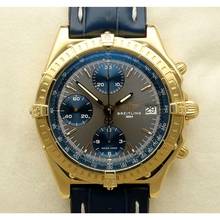 Thumbnail von Breitling Chronomat 18K.Yellow Gold Ref.K13048 Full Set Like New Unique Piece