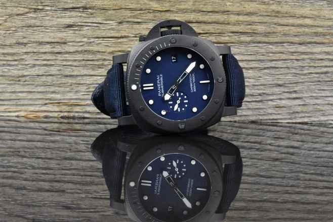 Panerai Submersible Quarantaquattro Carbotech Blu Abisso PAM01232 ungetragen - 2025 