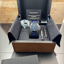 Thumbnail von Panerai Luminor GMT Automatic Navy Blue - Carbon & Titanium - Neuwertig & Automatik B&P