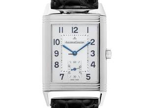 Thumbnail von Jaeger-LeCoultre Reverso Grande Taille großes Model Ref.270862 1996 Full Set wie Neu Vintage Reverso Grande Taille GM großes Modell Krokoleder Faltschließe