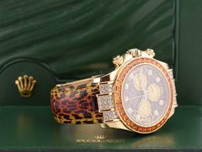 Thumbnail von Rolex Daytona Cosmograph Daytona 16598saco Leopard Top Condition - Full Set 2008 Card