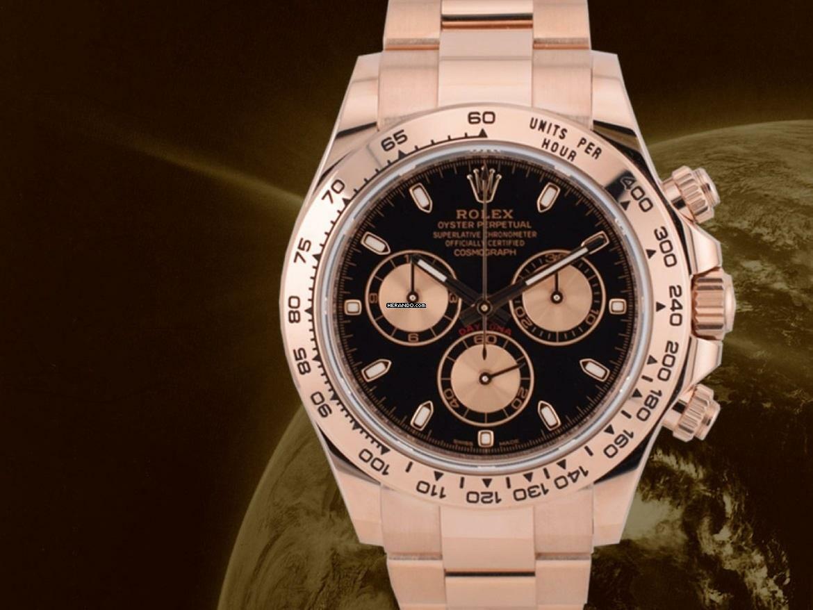 Rolex Daytona Cosmograph Daytona 116505 Black Dial - Like New 2010 Ita