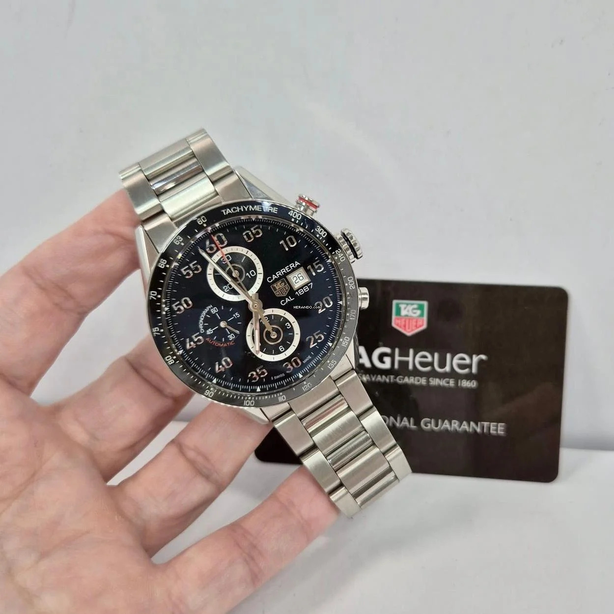 TAG Heuer Carrera Calibre 1887 43mm Cerâmica Automático Completo