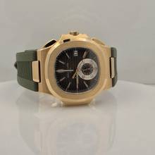 Thumbnail von Patek Philippe Nautilus Flyback Chronograph Ouro Rosé 40.5mm Automático Completo
