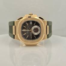 Thumbnail von Patek Philippe Nautilus Flyback Chronograph Ouro Rosé 40.5mm Automático Completo