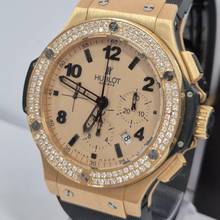Thumbnail von Hublot Big Bang 44 mm Ouro Rosé Factory Diamonds Mat Dial 44mm Automático Completo