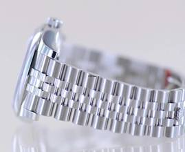 Thumbnail von Rolex Datejust 36 black 36mm golden Stick Dial Tuxedo Roulette Steel 116200 NOS