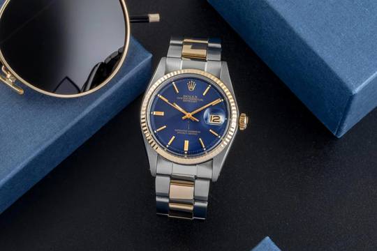  Rolex Datejust 36 Oyster Perpetual Stahl / Gold Automatik Ref. 1601 Vintage 