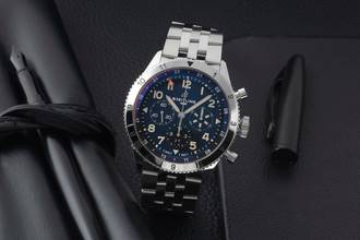 Thumbnail von Breitling Super Avi B04 GMT 46 P-51 Mustang Stahl Ref. AB04453A1B1A1 B&P 2025
