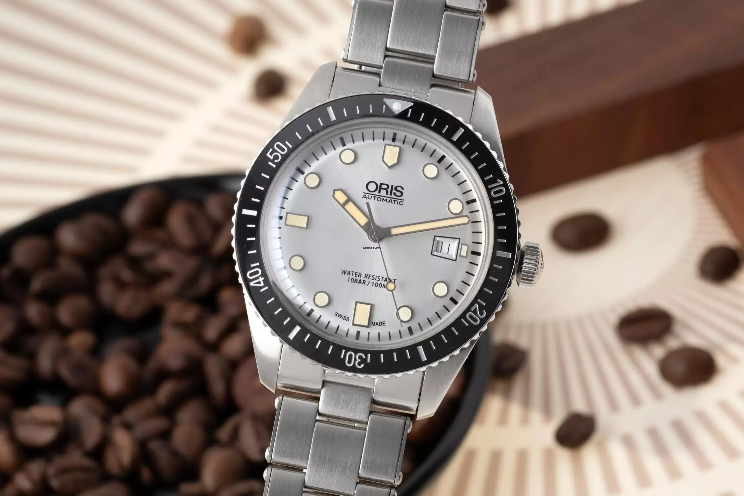 Oris Divers Sixty Five Stahl Automatik Ref. 01 733 7720 4051-07 8 21 18 B&P 2024