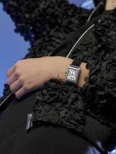 Thumbnail von Frederique Constant FC-235S2D6 Damenuhr Klassik Karree 158 Diamanten 25mm 3ATM