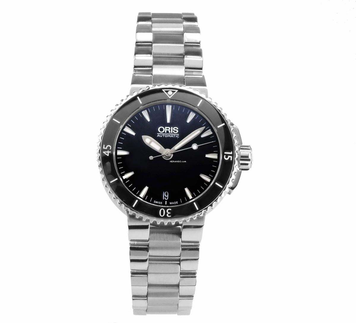 Oris Aquis Date Damen Uhr 01 733 7652 4154 07 818 0 1P Aquis Date Automatik 36 mm Ø