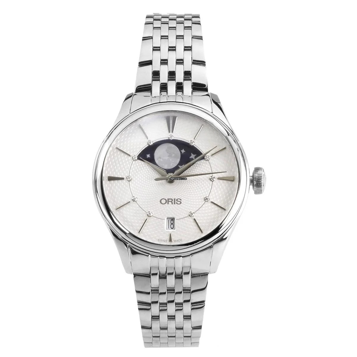 Oris Artelier Date 7723 4051-07 8 18 79 01 763 Artelier Grande Lune Automatic Mond 36 mm Ø