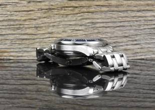 Thumbnail von Omega Seamaster Diver 300 M GMT Co Axial Blue Wave Dial 2535.80 B&P