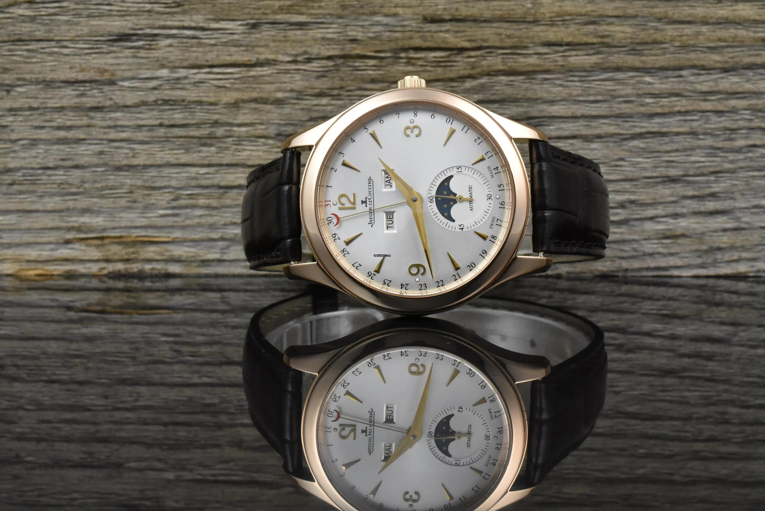 Jaeger-LeCoultre Master Calendar Moon Phase 18k Roségold - B&P 2019