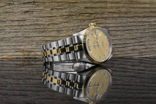  Tudor Prince Date Day 76213 Automatik Stahl / Gold - Linen Dial - Zertifikat 