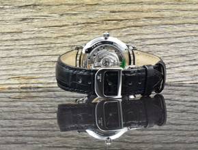 Thumbnail von Jaeger-LeCoultre Master Réserve de Marche Q1488404 / 140.8.93.S Stahl / Silver Dial B&P - 2008