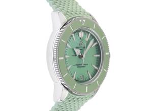 Thumbnail von Breitling Superocean Heritage Ref.A10390361L1S1 2026 Full Set Ungetragen Superocean Heritage Automatic 36 Green Dial Kautschuk Faltschließe