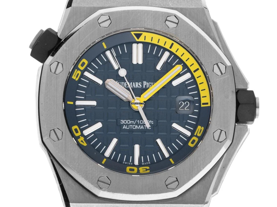 Audemars Piguet Royal Oak Offshore Diver Ref.15710ST.OO.A027CA.01 2017 Full Set wie Neu Vintage Royal Oak Offshore