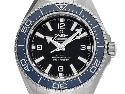  Omega Seamaster Planet Ocean 600M Ref.217.32.42.21.01.002 2026 Full Set Ungetragen Seamaster Planet Ocean 600m Keramik Blue Kautschuk Faltschließe 