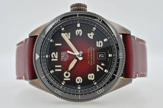 TAG Heuer Autavia 42 Bronze WBE5192.FC8300 Red 