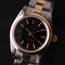 Thumbnail von Rolex Oyster Perpetual 26 Yellow Gold / Steel Black Dial