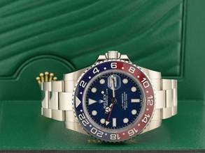 Thumbnail von Rolex GMT-Master II 126719blro Like New 2020 - White Gold & Blue Dial