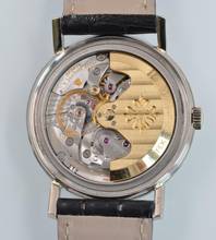 Thumbnail von Patek Philippe Calatrava Date 3445 Oversize slate grey dial white gold 18KT 1967's