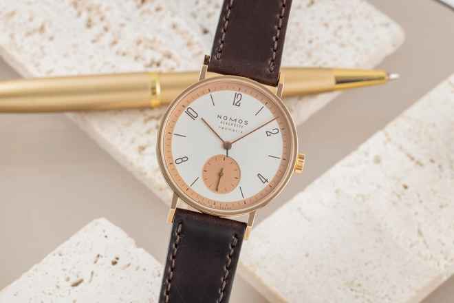  NOMOS Tangente Neomatik 18k Roségold Neomatik 175 Years Watchmaking Glashütte Ref. 160.S1 