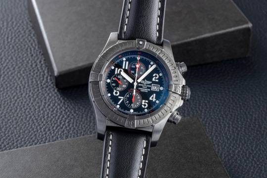  Breitling Super Avenger Black Steel Limited Edition Chronograph Ref. M13370 